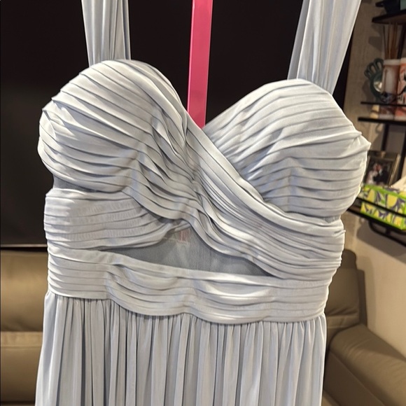 Birdy Grey Elegant Blue Evening Gown size Medium - Picture 5 of 8